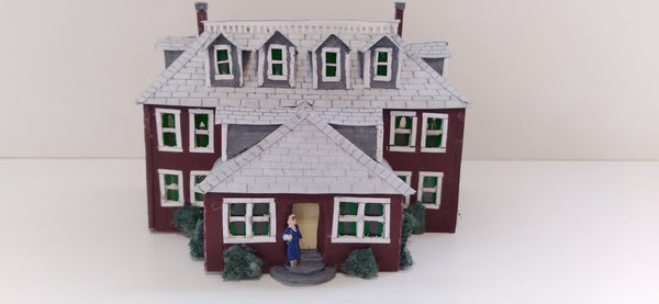 Red House, scratch built paper house