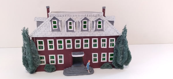  'Red House' maquette made from paper by Phil Fake