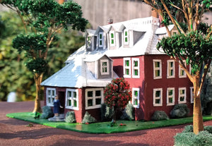 Red House, scratch built paper house
