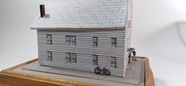 The Hall, scratch built paper building