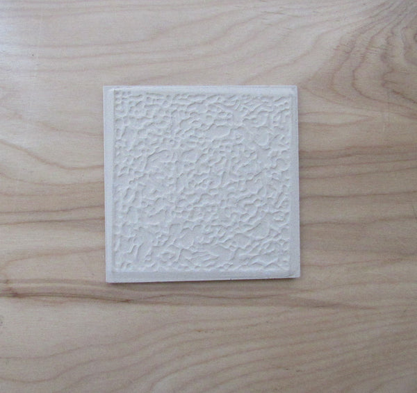 'Prams' ceramic tile set of 4 with natural wood tray