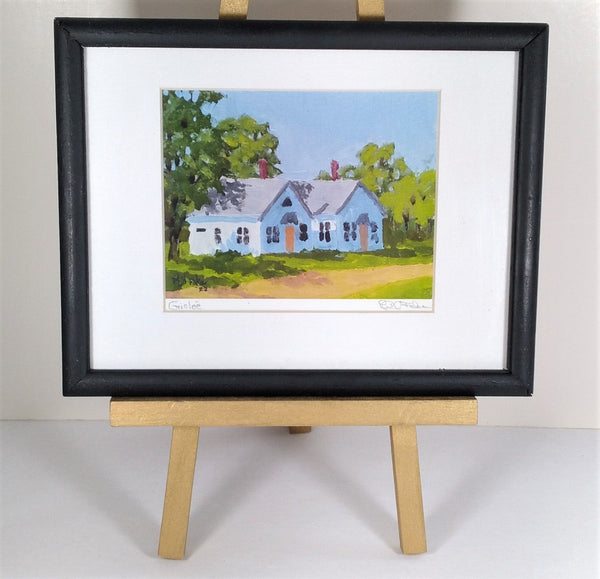 'Neighbors' gicleé #2, matted and framed