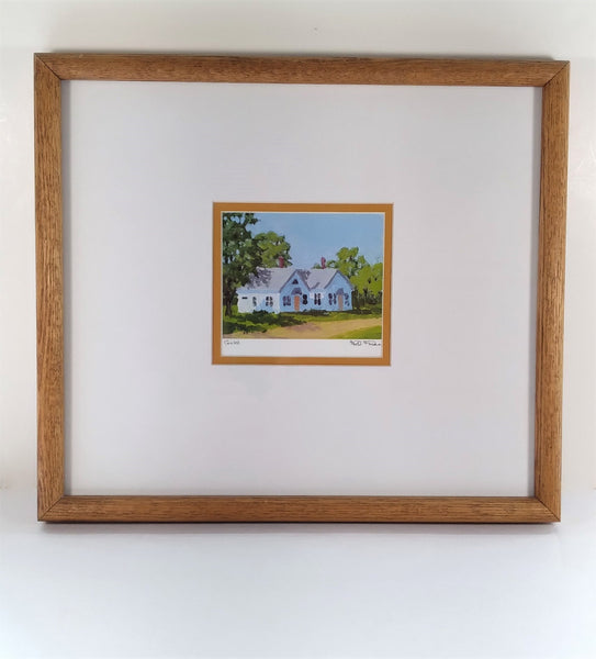 'Neighbors' gicleé #1, matted and framed
