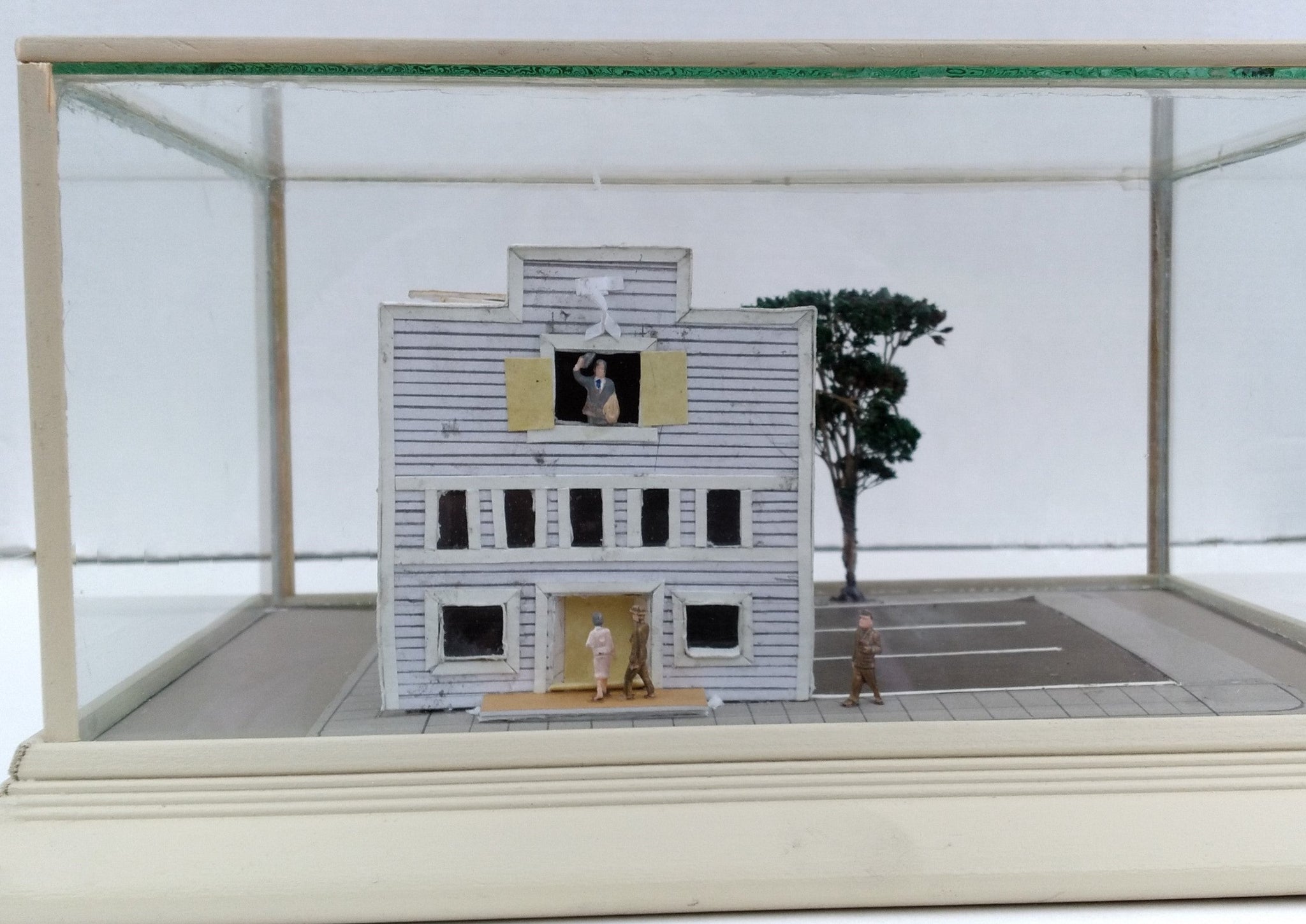 The Feed Store, scratch built paper building