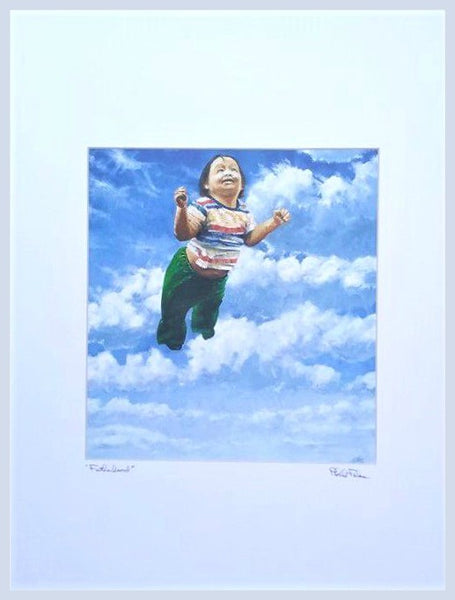'Fatherhood' matted print 24″ high x 18″ wide