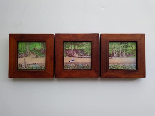 'Creosote Cove' mini prints Set of 3,